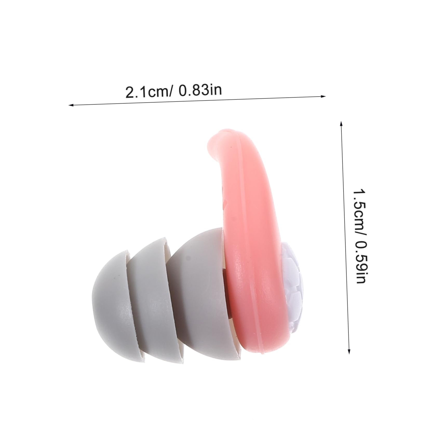GOOHOCHY Silicone Ear Plugs for Swimming Hearing Protection Ear Plugs Reusable Noise Reduction for Adults