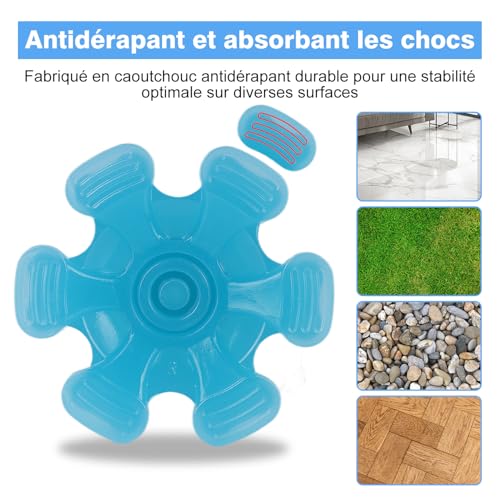Pointe en caoutchouc haute résistance 19mm pour canne de marche stable - 6