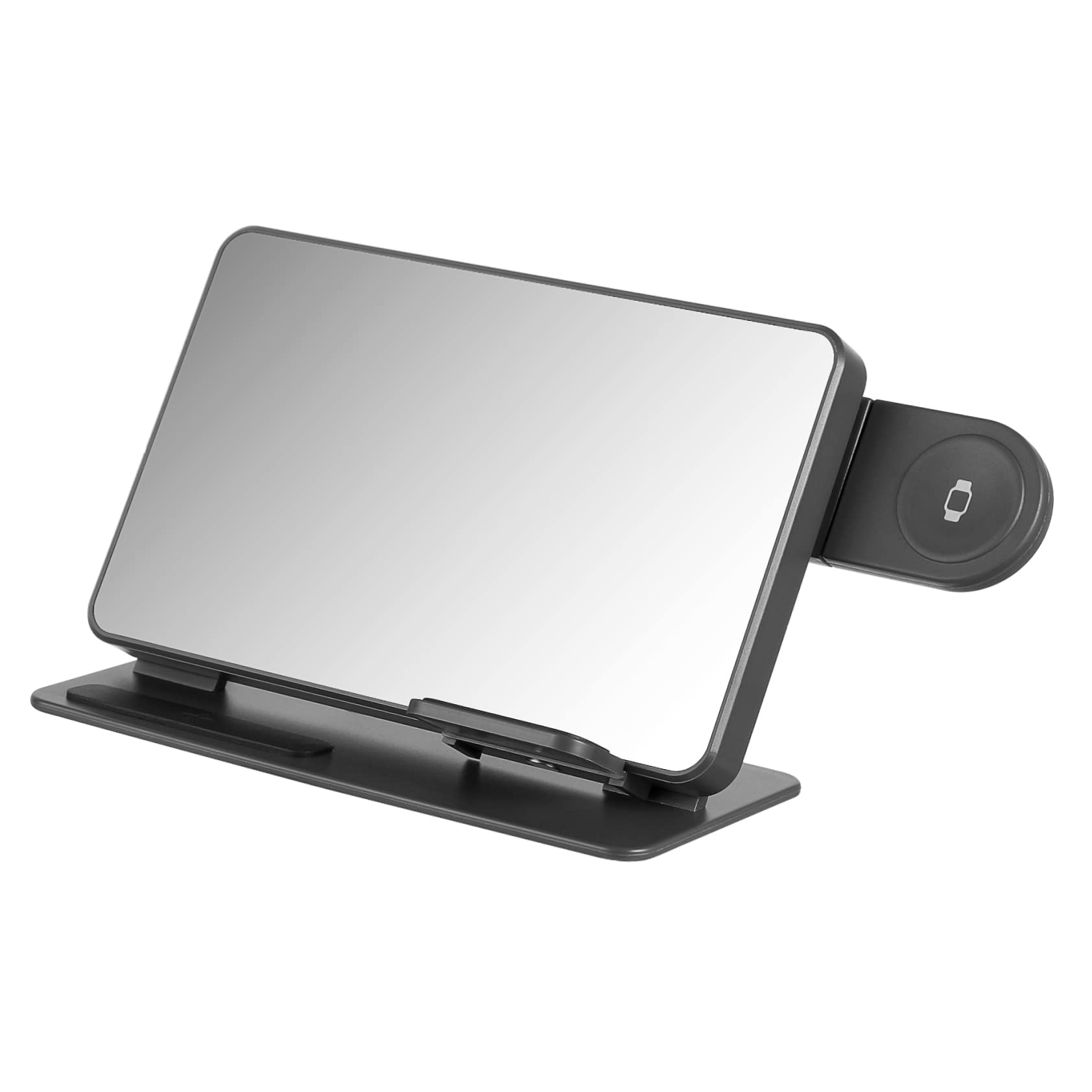 Didiseaon Station de Recharge sans Fil Multifonction pour Bureau et Chambre, Horloge Numérique LED avec Affichage Température, Chargeur Rapide Compatible Qi, Support Chargeur