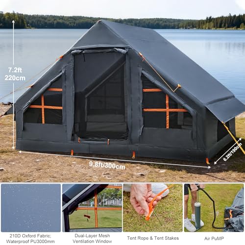 Inflatable 4-6 Person Camping Tent