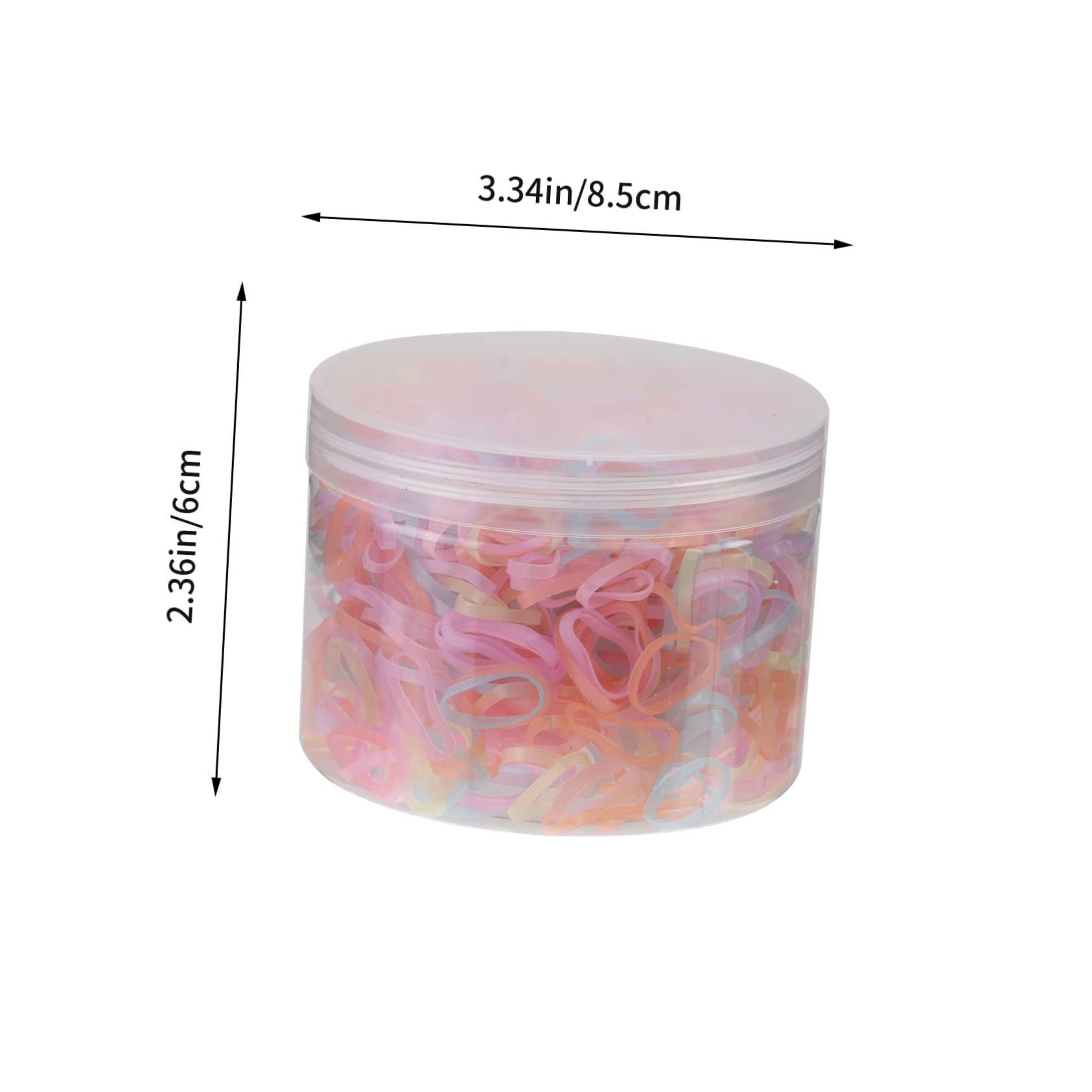 BESTonZON Creative Elastic Hair Bands for Pets Colorful Hair Ties and Rings for Dogs Cats Rabbits More Adorable Design