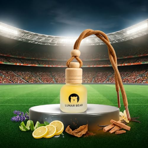 Image of LUNAR BEAR Goal Digger Car Air Freshener | Hanging Car Perfume Diffuser with Protective Case | Luxury Car Fragrance Made with Premium Essential Oils | Alcohol Free & Long Lasting