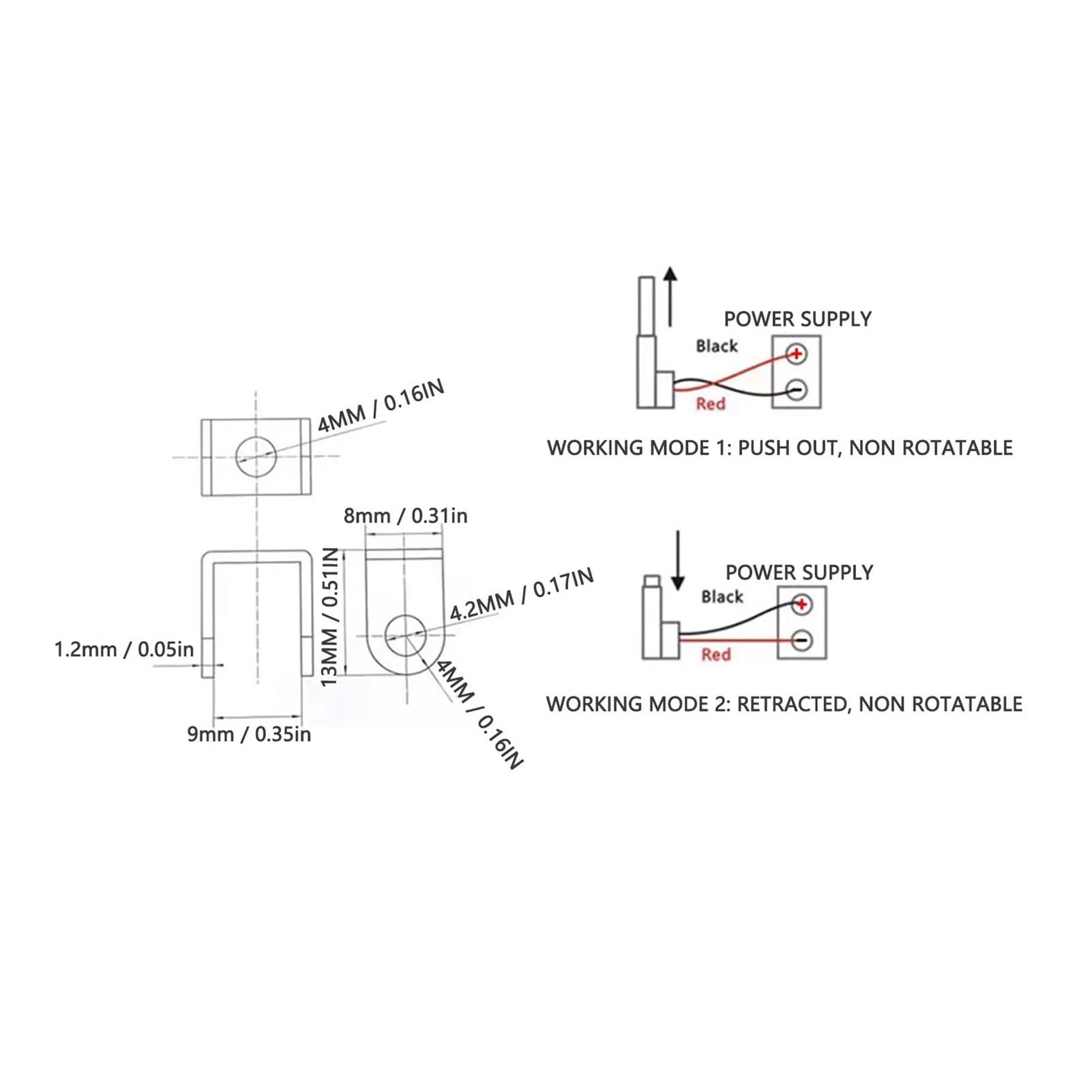 Mały siłownik liniowy 4 mm/s prędkość 15 mm skok 150N wyłącznik krańcowy ciągu Mini elektryczny siłownik liniowy DC24V 3W perfection