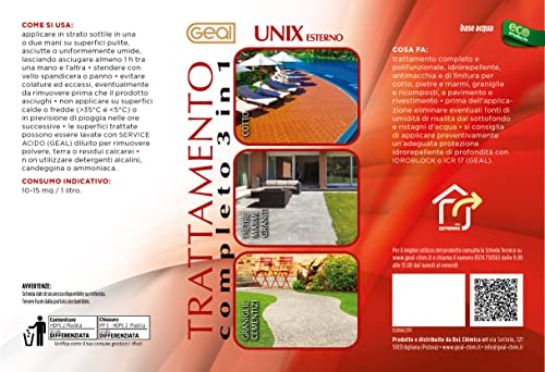 GEAL UNIX ESTERNO. Trattamento completo 3 in 1. 5