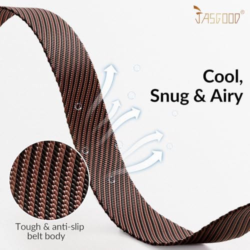 Image of JASGOOD Nylon Canvas Breathable Military Tactical Men Waist Belt With Plastic Buckle