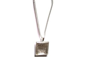 Imagine Dictionary Word in Pendant with Necklace: A Timeless Literary Accessory