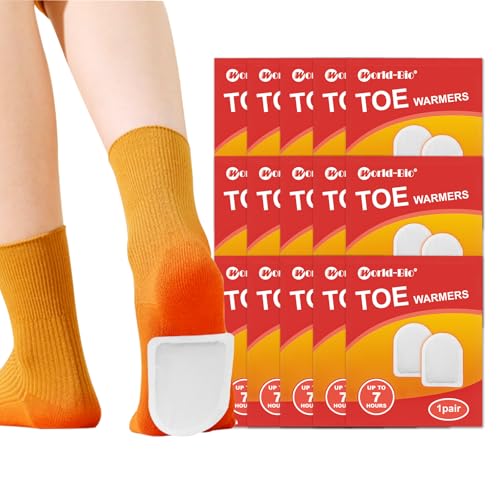 Blobuste Foot Warmers for Feet, Toe Warmers for Women Men, Insole Foot Warmers Disposable, Ultra Thin, Air Activated, 12 Pair