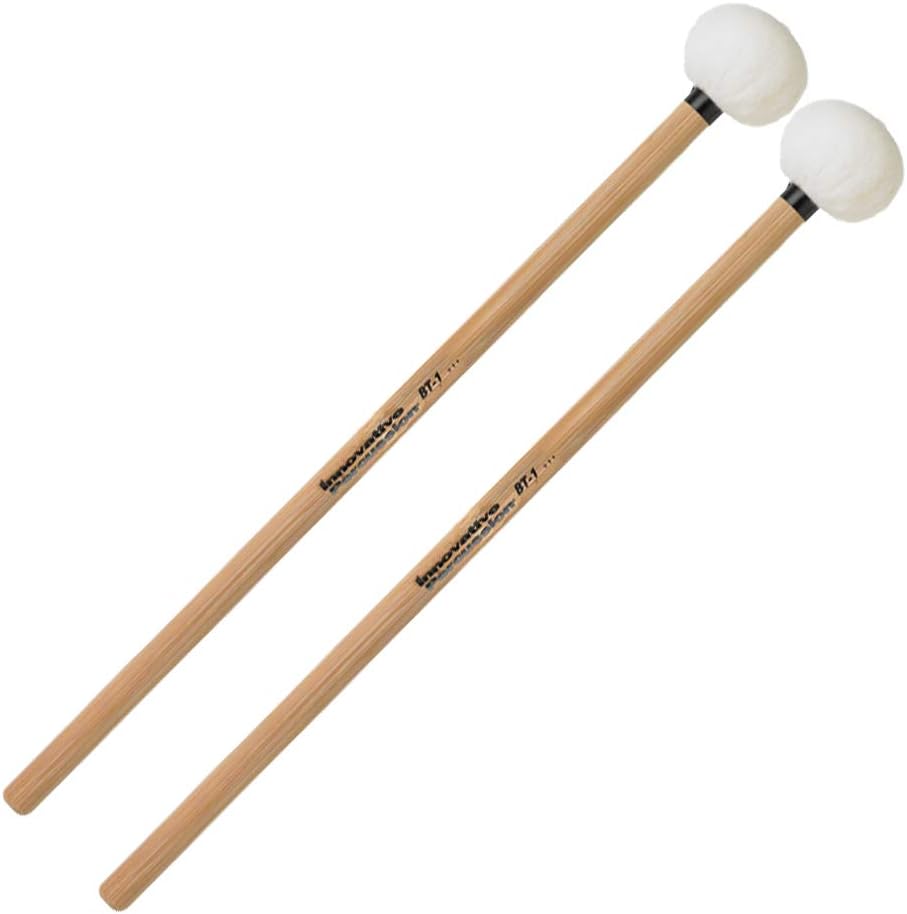 Innovative Percussion BT-1 Bamboo Series Timpani Mallets (Large Roller)