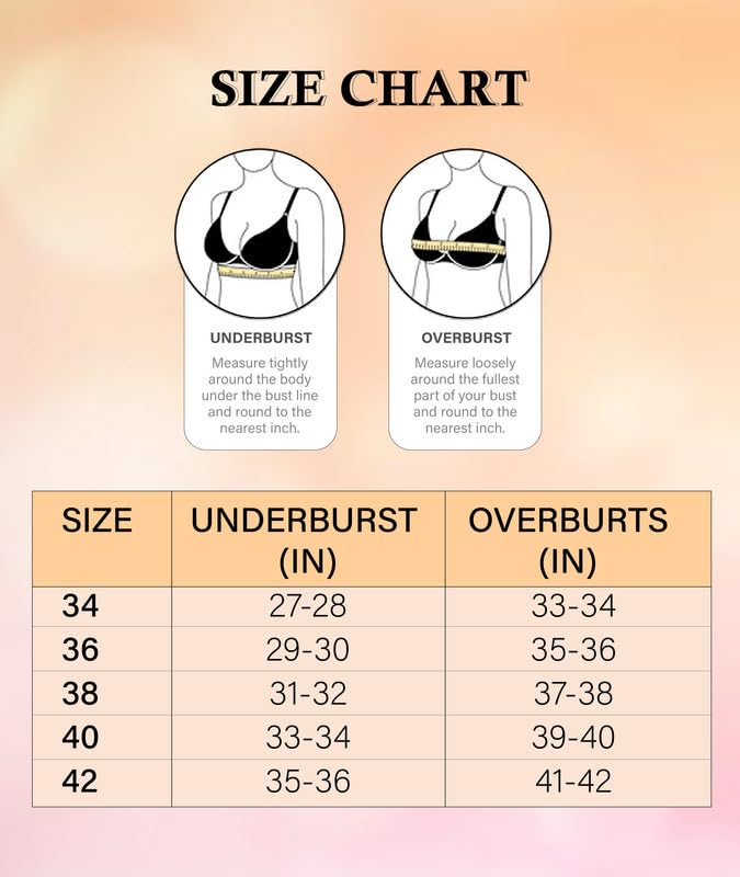 Image of GLAMORAS Nylon Blend Full Coverage Minimizer Everyday Bra for Women | Seamless, Wirefree, Padded Everyday Bra with Soft Cups | Size: 34-42, B Cup