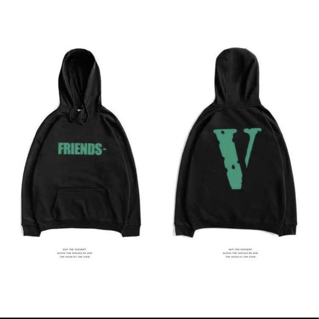 陳情令　王一博 「FRIENDS」&「V」パーカー　XLサイズ 陳情令王一博 「FRIENDS」&「V」パーカーXLサイズ