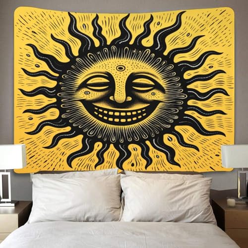 Tapisserie art mural textile 3D Dimanche grand format décoration chambre