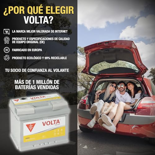 Batería de coche 65Ah Volta 650A para solucionar los fallos de arranque en frío 6