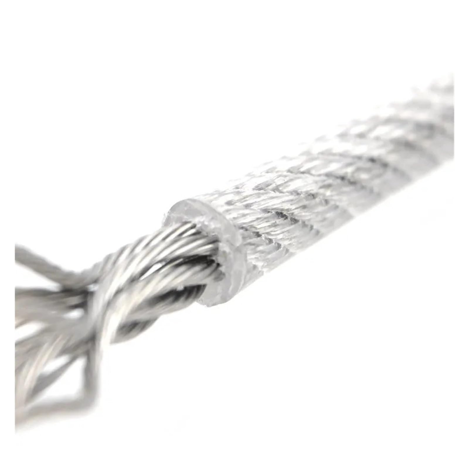 De Alta Resistencia Cable de acero recubierto de PVC, cable trenzado de acero inoxidable 304, cable blando, tendedero de acero inoxidable transparente(5mm-20M)