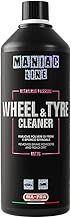 Ma-fra Maniac Car Detailing Line, Wheel & Tyre Cleaner, 2in1 Cleaner for Car Rims and Tyres, Removes Brake Dust and Road Dirt from Alloy Wheels and Tyres, Size 1000ml