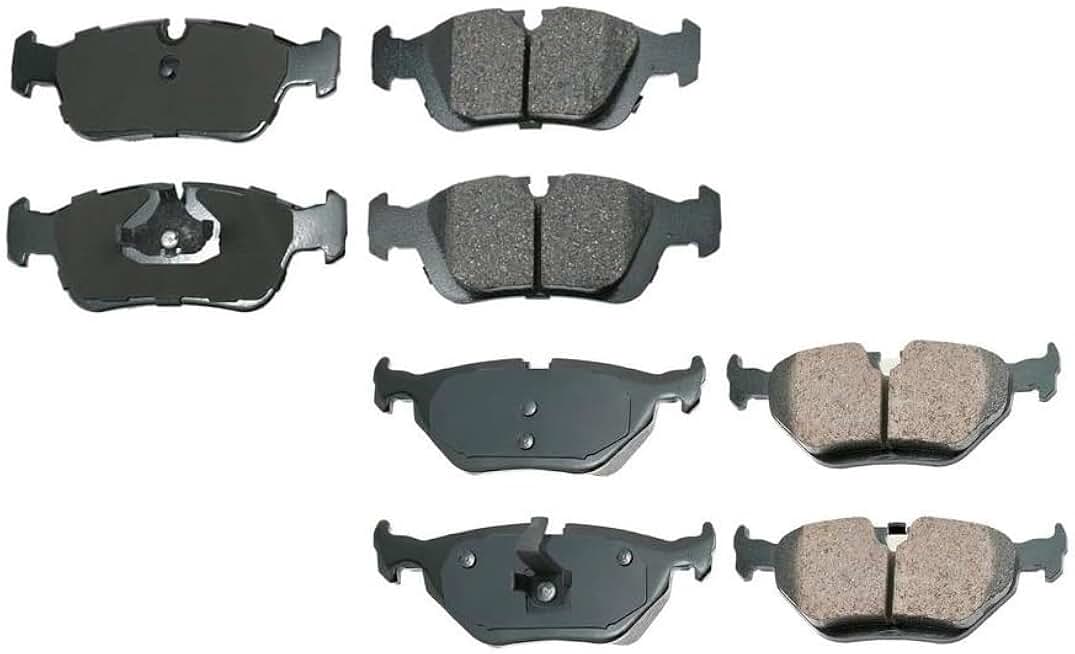 Akebono Euro Ceramic Front and Rear Brake Pad Kit for BMW E36 318i 318ti
