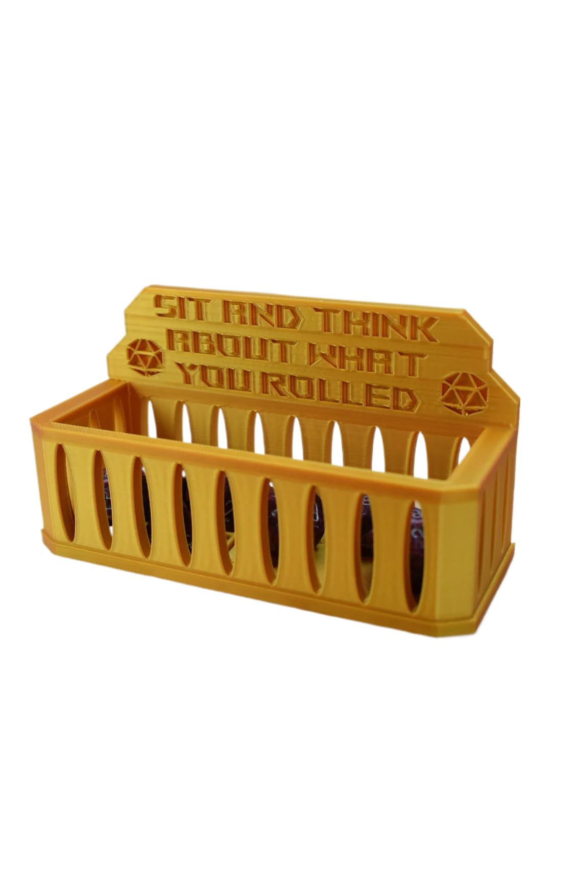 Dice Jail - DND Dice Jail - Dice Storage - Dice Display - Novelty Dice Display - Role Playing Games Dice Storage Device - Dragons - Dungeons - MTG - Tabletop RPG (Blue)