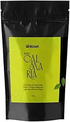 Blend Calmaria Sinta-se! 30g Chá Misto De Camomila Capim Cidreira Maracujá Lavanda e Pimenta Rosa 100% Natural Sem Conservantes