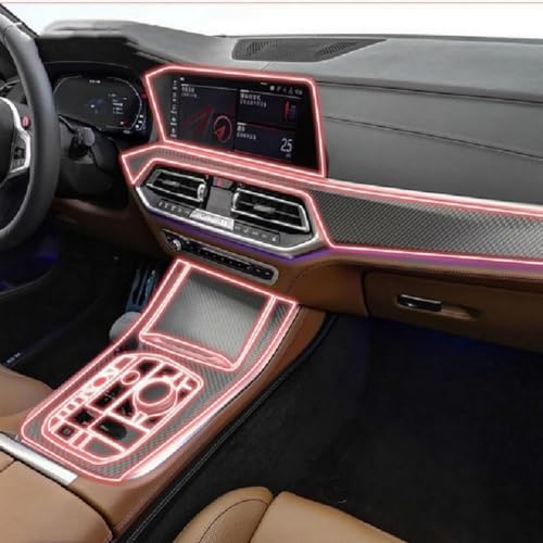 Film TPU anti-rayures intérieur BMW F96 X6M solution console centrale abîmée