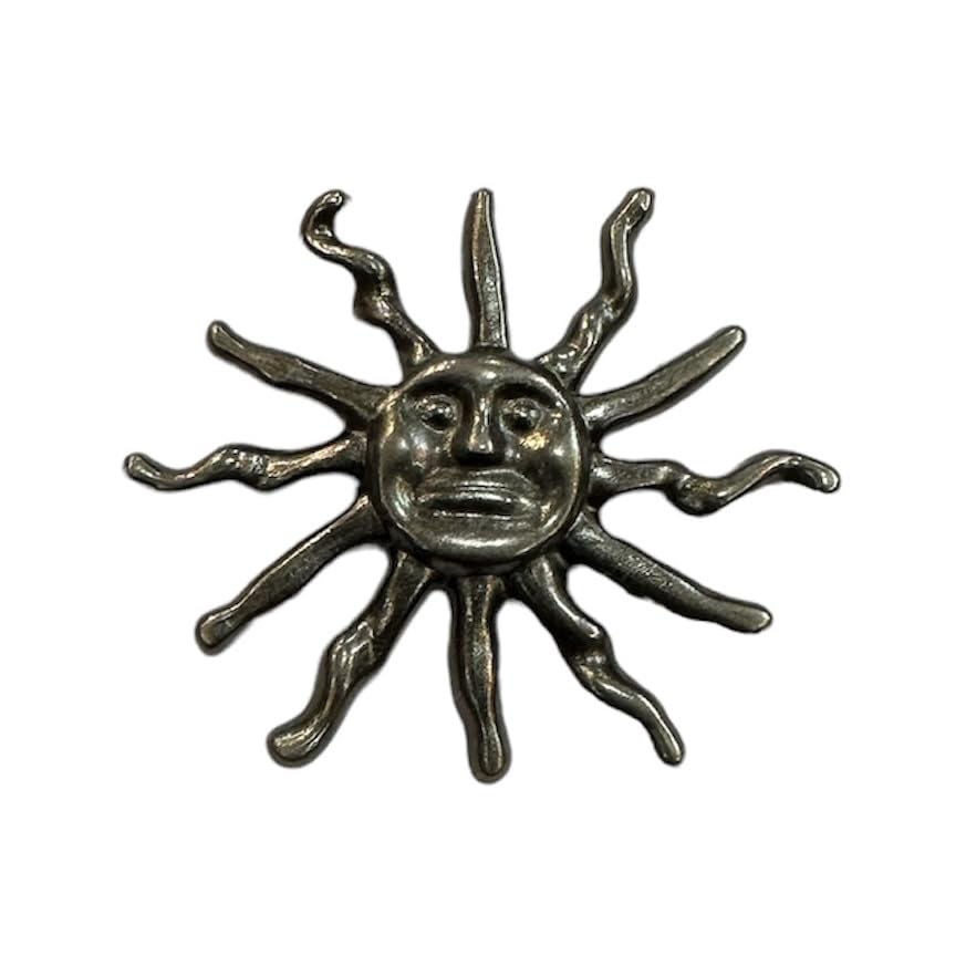 Gunmetal Grey Exclusive Sun Shirt Stud Broach for Men-picture-47