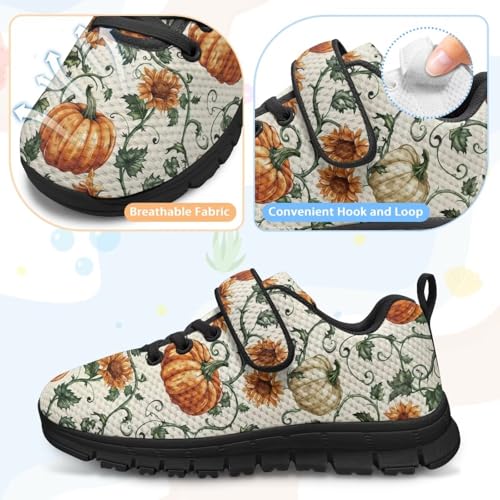 Pickles Shoes for Girls Kids Knitted Mesh Sneaker for Boys Breathable Lightweight Athletic Running Shoes with Hook and Loops3
