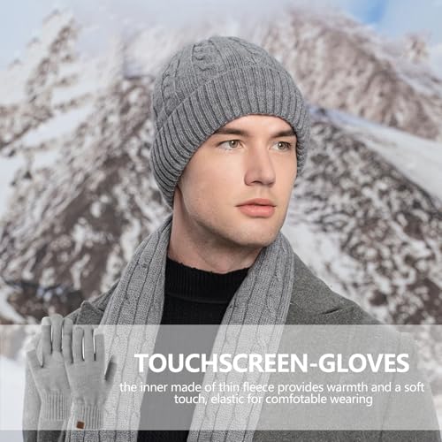 Bufanda, gorro y guantes térmicos antiviento para esquí y nieve 3