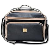 Bolsa Mala Maternidade Grande Bebe Enxoval Menino Menina - Linha Austin (Preto)