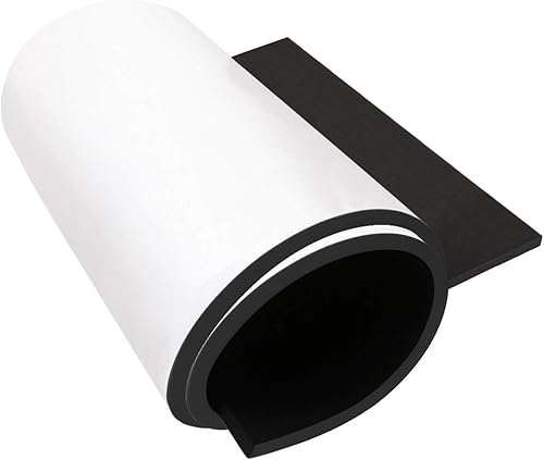 Dualplex Rollo adhesivo de goma de esponja de neopreno, 15 x 60 pulgadas x 14 pulgadas de grosor, acolchado perfecto para cosplay, hoja de proyecto