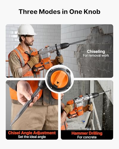 VEVOR Cordless SDS-Max Rotary Hammer