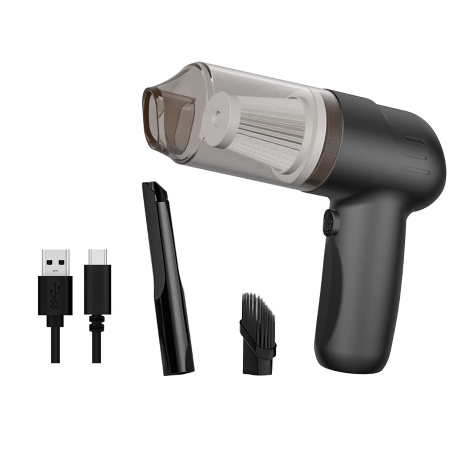 Aspirateur de voiture portable sans fil contre les poils d'animaux rebelles
