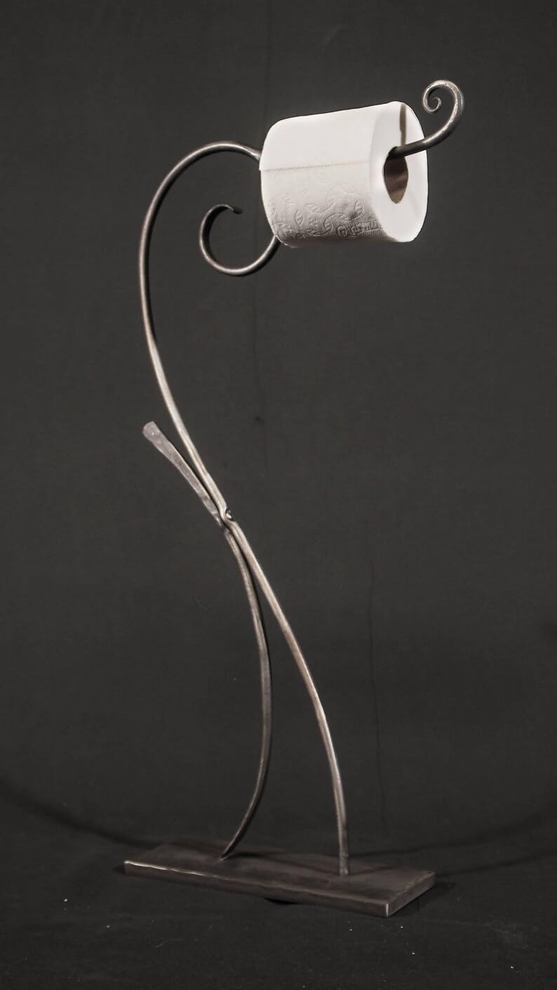 BOKFAU Elegant Free Standing Toilet Paper Holder/Paper Holder