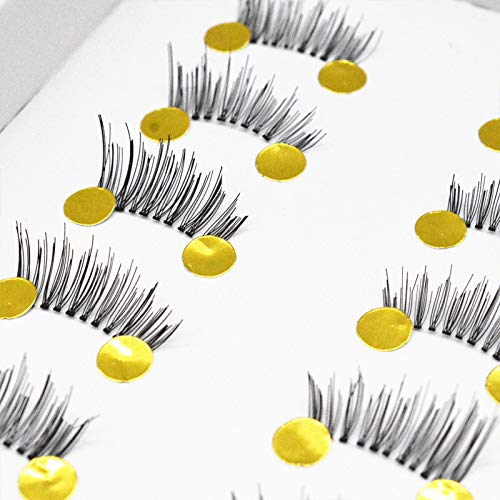 ICYCHEER - 10 paia di ciglia finte ad angolo