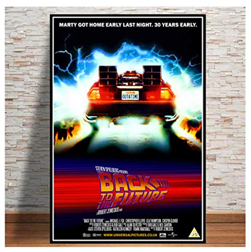 JCYMC Jigsaw Puzzle 1000 Piezas Regreso Al Futuro Película Cool Car Posters Madera Juguetes para...