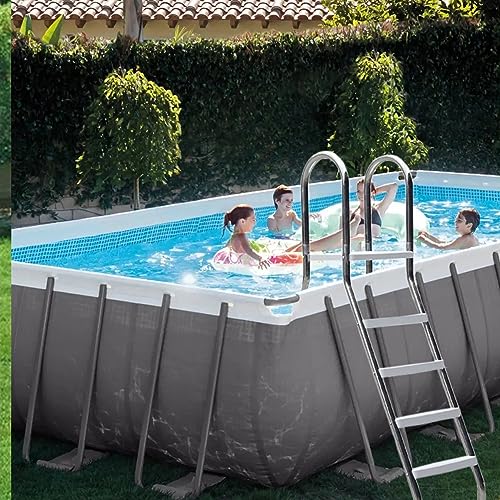 Escalera para piscina de 4 pasos acero inoxidable miniatura 1
