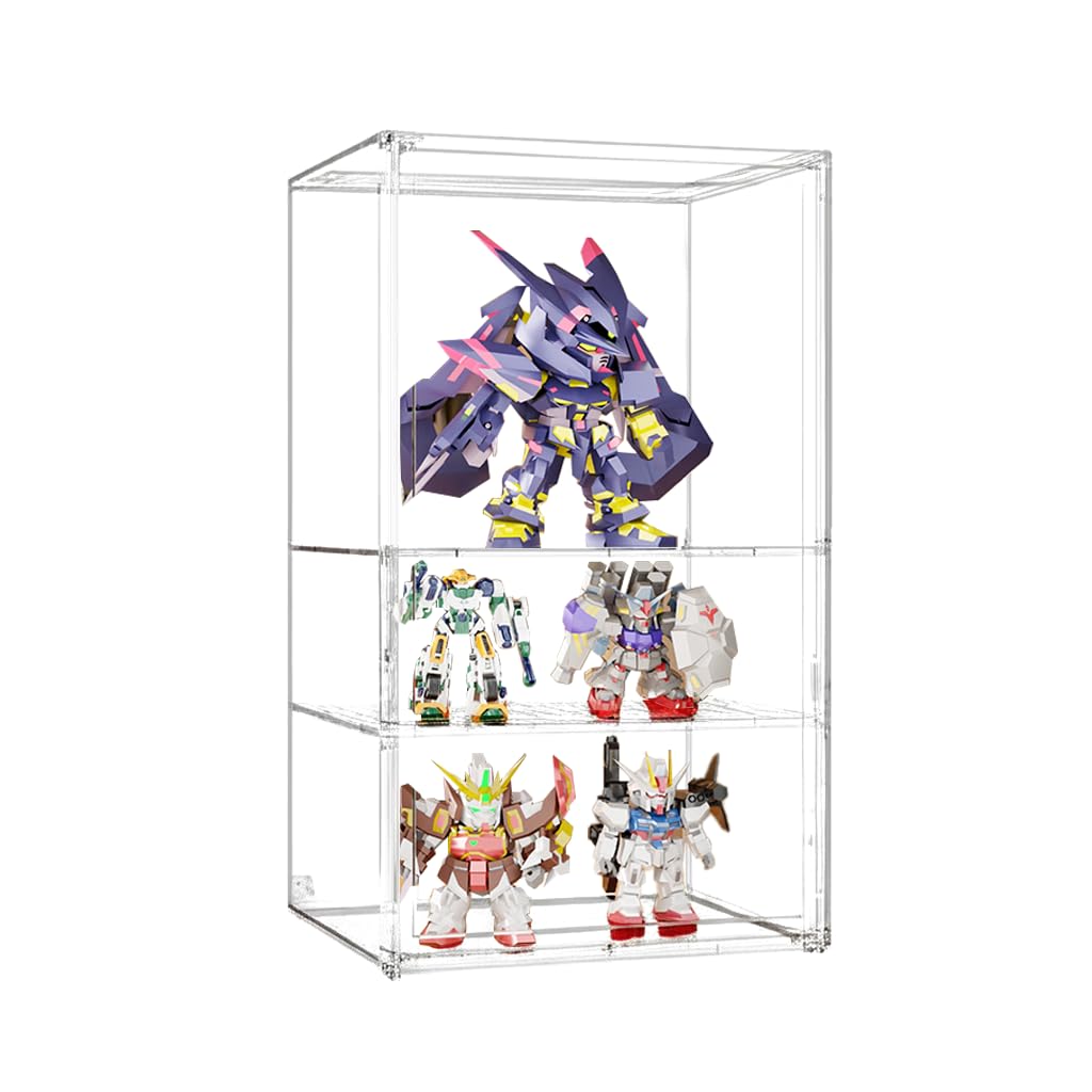 Amazon.co.jp: PFLife フィギュアケース 3段 60cm アクリルケース