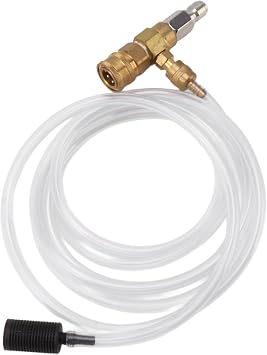 Adjustable Chemical Injector Kit, Chemical Injector Kit for Electric Washing Machine, with Siphon Hose, Nozzle, 3/8 Inch Connectors