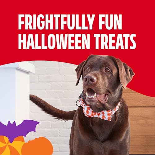 Image of Milk-Bone Spooky Biscuits, Halloween Dog Treats, 24 Oz. Pail