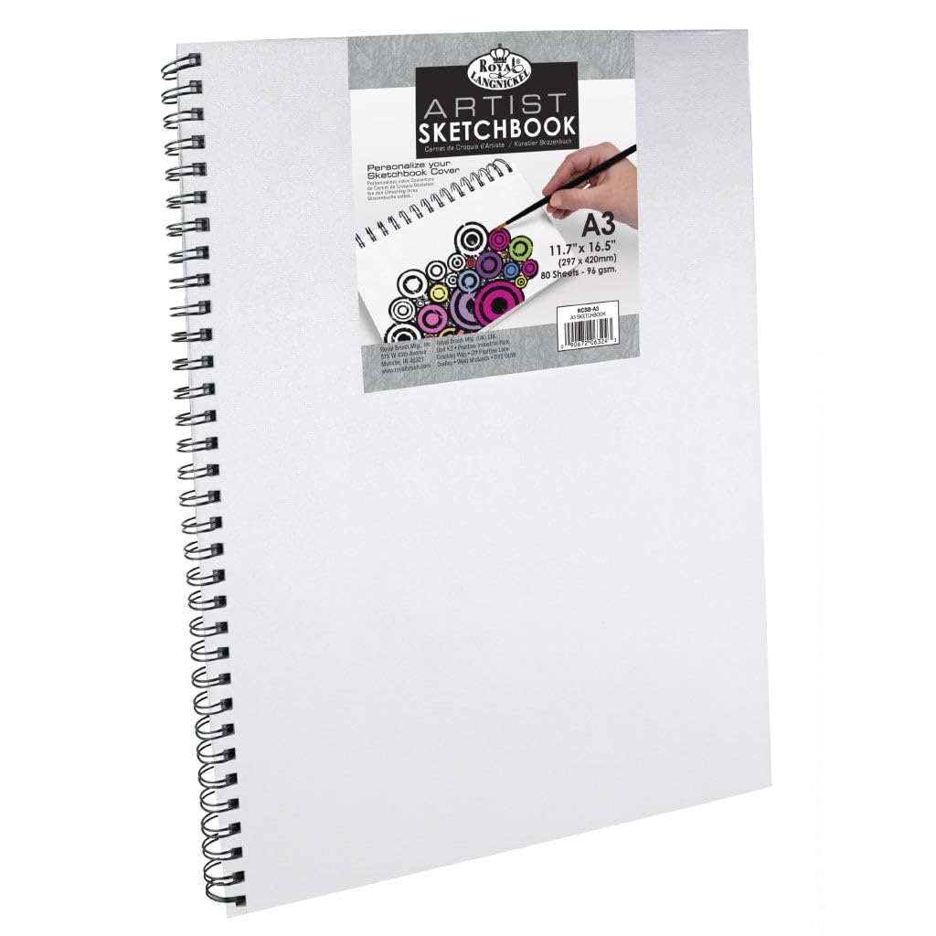 Royal & Langnickel A4 Canvas Cover Sketch Book