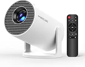 Magcubic Mini projetor HY300PRO com WiFi e Bluetooth, suporte 4K, projetor portátil inteligente, pedra chave automática, controle de voz, rotação de 180 graus, proyector de vídeo doméstico Android 11