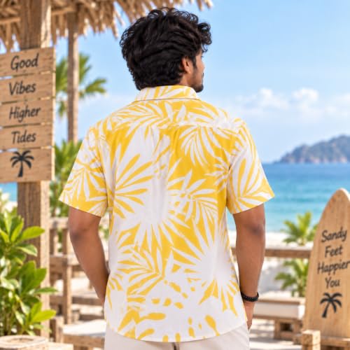 Image of BROWN CULTURE Printed Shirts for Men | Half Sleeve Shirt for Men | Cotton Half Sleeve | Cotton Blend Shirts for Men's | Casual Printed Shirt | Stylish Everyday Wear