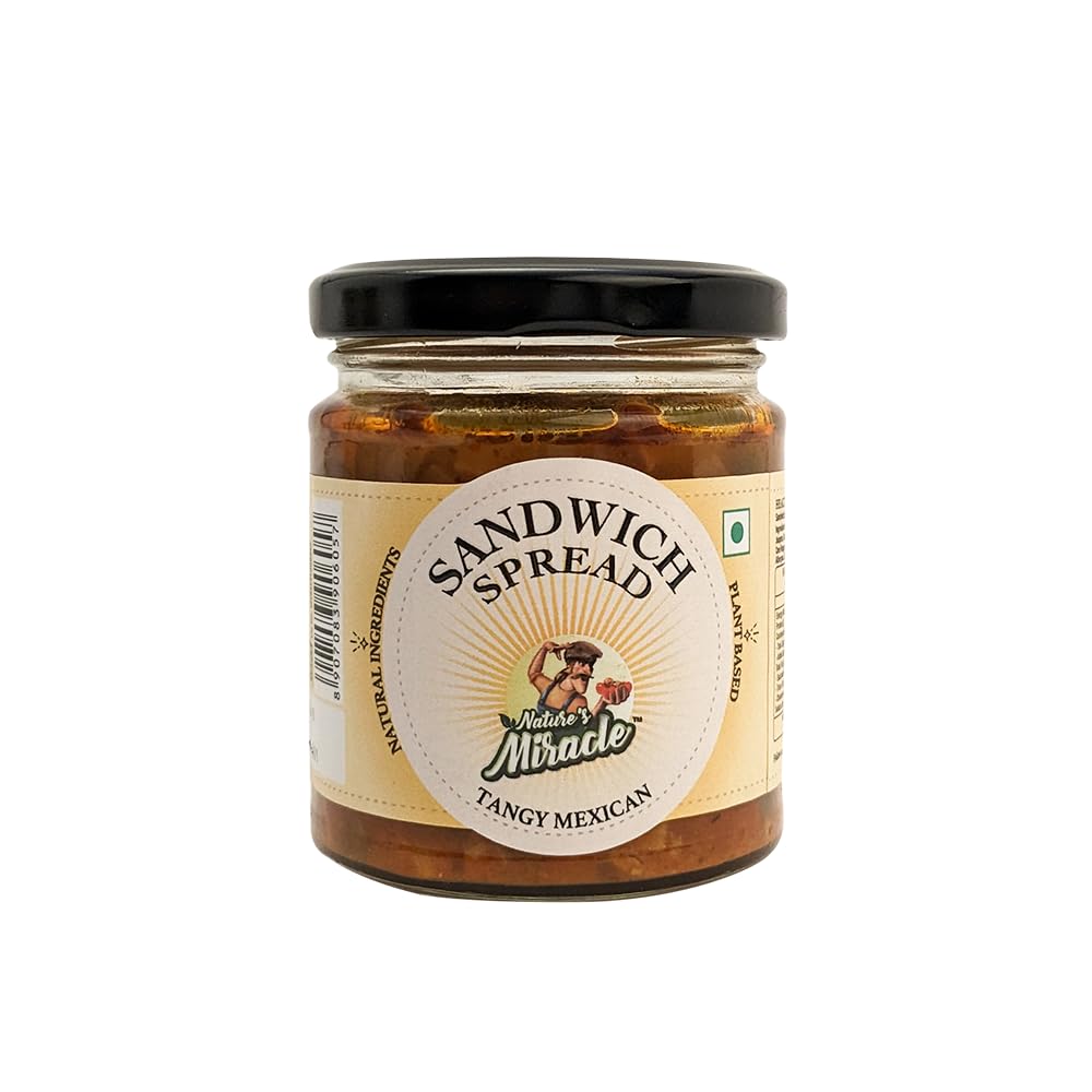 NATURES MIRACLE Sandwich Spread-Mexican Jar Ready To Eat With Natural Ingredients-175 Gram (B0CT5L15K5) Amazon Price History, Amazon Price Tracker