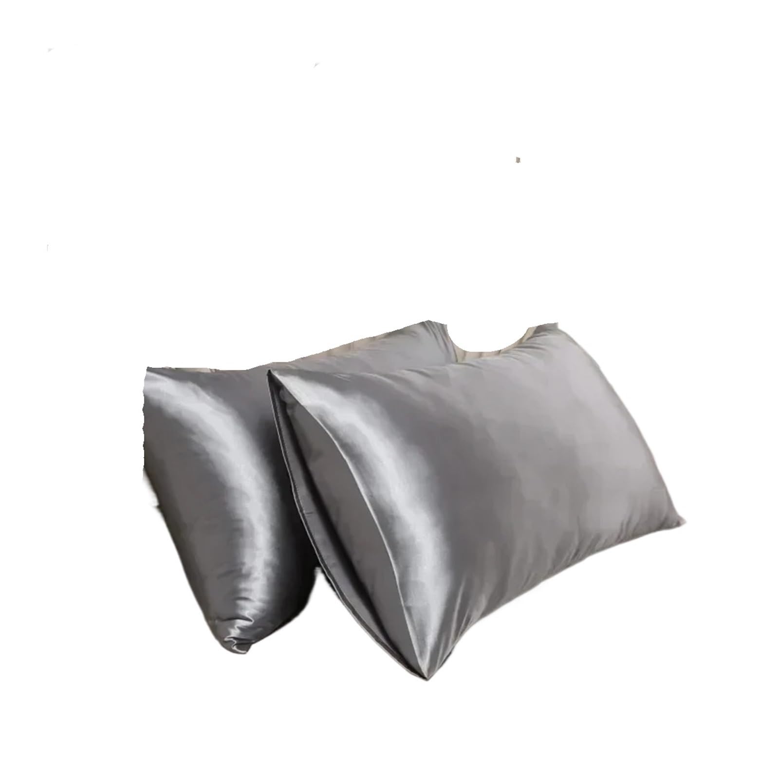 Silky Pillow Covers, Silk Pillowcase Hair Skin Bedd Beauty Sleep Multicolor Multi Size(Champagne,51cmx66cm)
