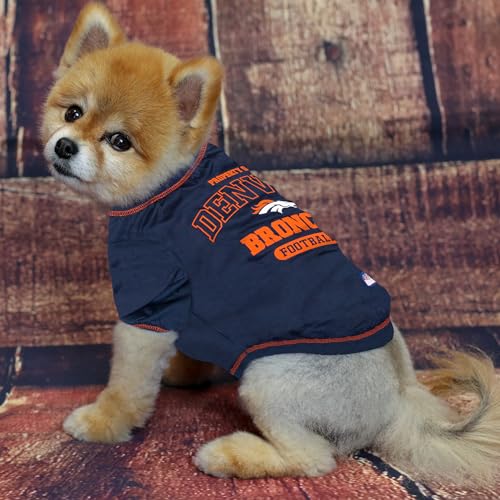 Image of Pets First Denver Broncos T-Shirt, Large
