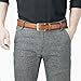 VATAN Men's Leather Dress Belts Handmade Classic Every Day Leather Belt with Prong Buckle for Men Work Business Casual (Tan, 36 (Waist 34))