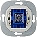 Produktbild REV 0299380006 REV TECHNIK, Taster - Lichtschalter, beleuchtet, 230VAC, 10A, 100W, Unterputz, blau