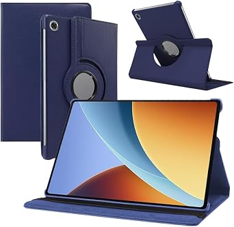 For Xiaomi REDMI Pad 2 9.7 Case 9.7 Inch Tablet Cover RUIXH PU Leather Material Drop Anti Slip Scratchproof Waterproof Dirtproof Fingerprint Protective Cover Lightweight Full Cover 360  Rotating