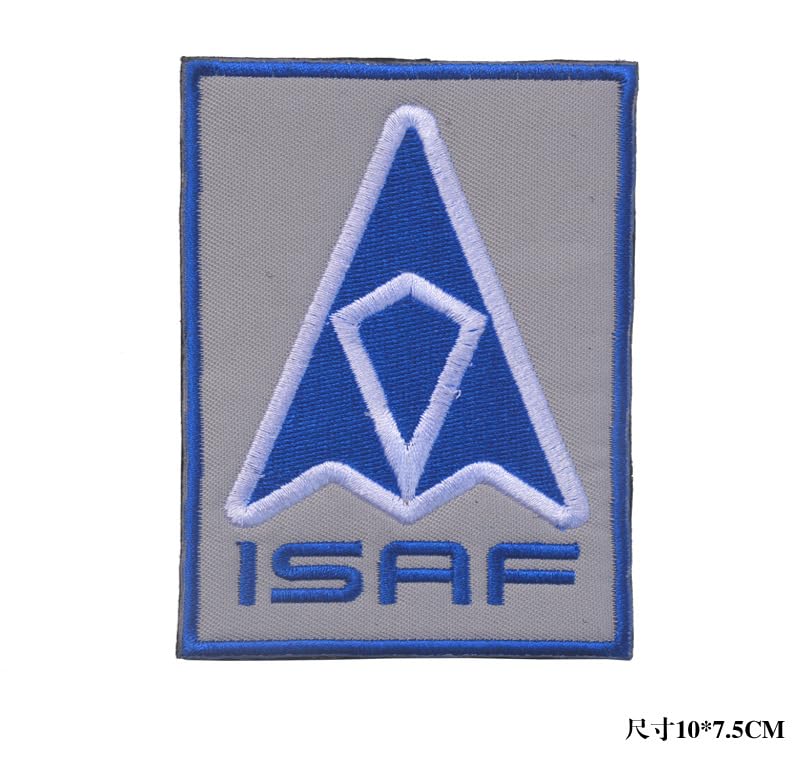 Patch de commando special afghan ecusson brode militaire ISAF de haute finition - 7