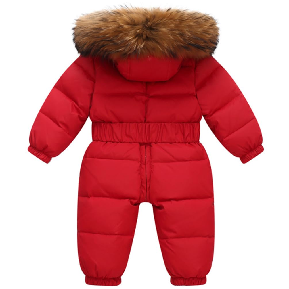 Tuta da Neve da Bambino con Cappuccio Antivento Invernale Pagliaccetti Piumino da Bimba