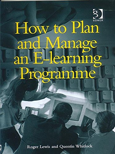 Buy How to Plan and Manage an e-Learning Programme — BookShops.in