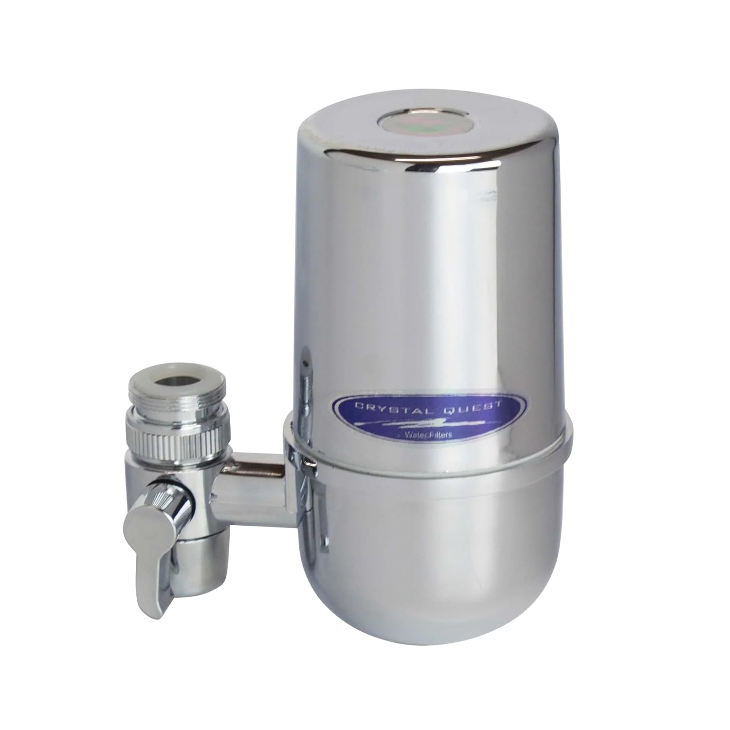 Faucet Mount Water Filter System (6 Stages Advanced Filtration/Chrome) | Crystal Quest