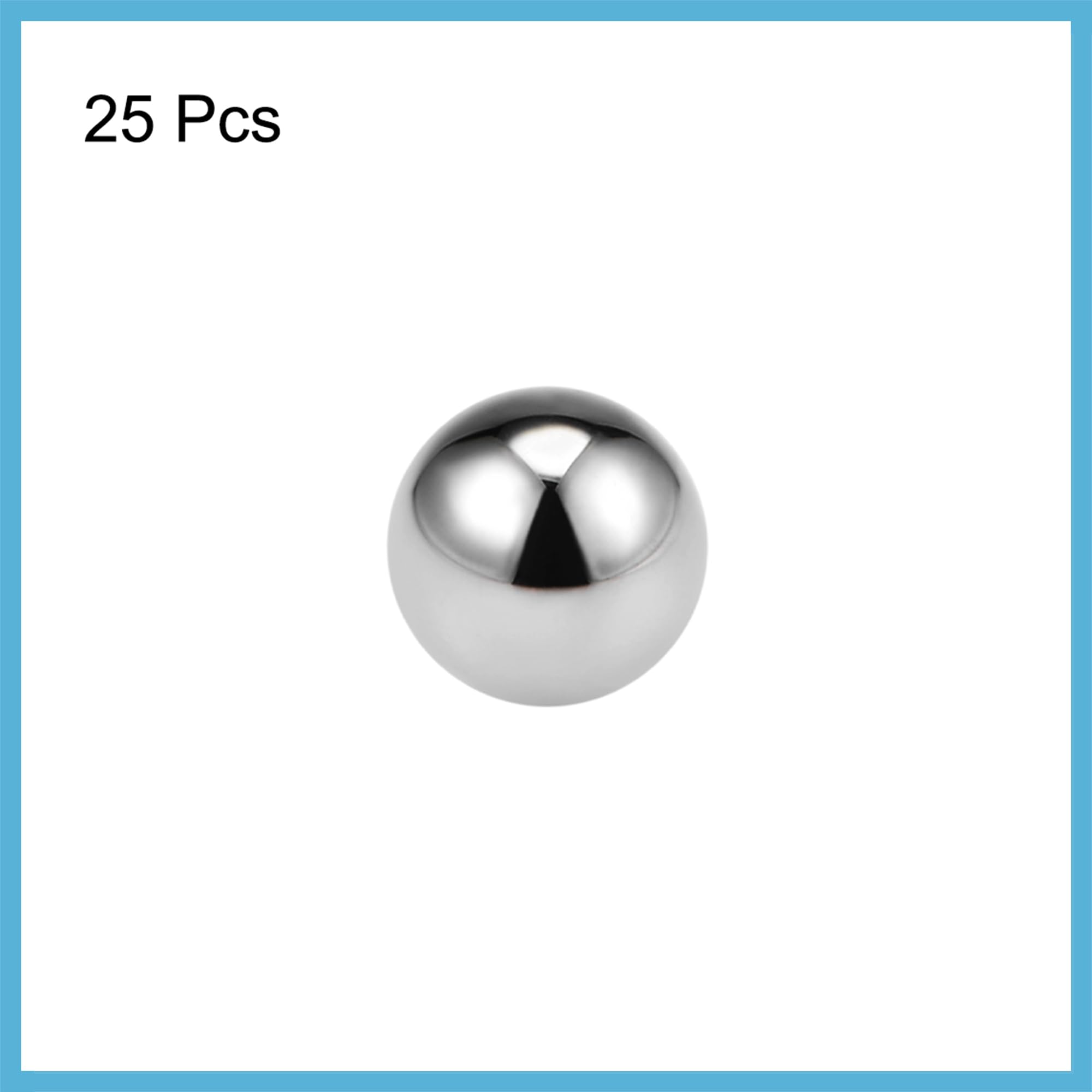 5mm Cuscinetto Solido Sfere Acciaio al Cromo (GCr15) G10 Sfere Precisione 25pz Prodotto Durevole